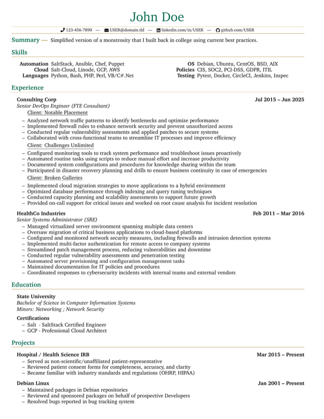 Mteck resume template